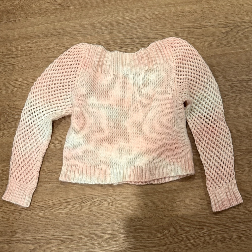 LoveShackFancy Blush Knit Sweater